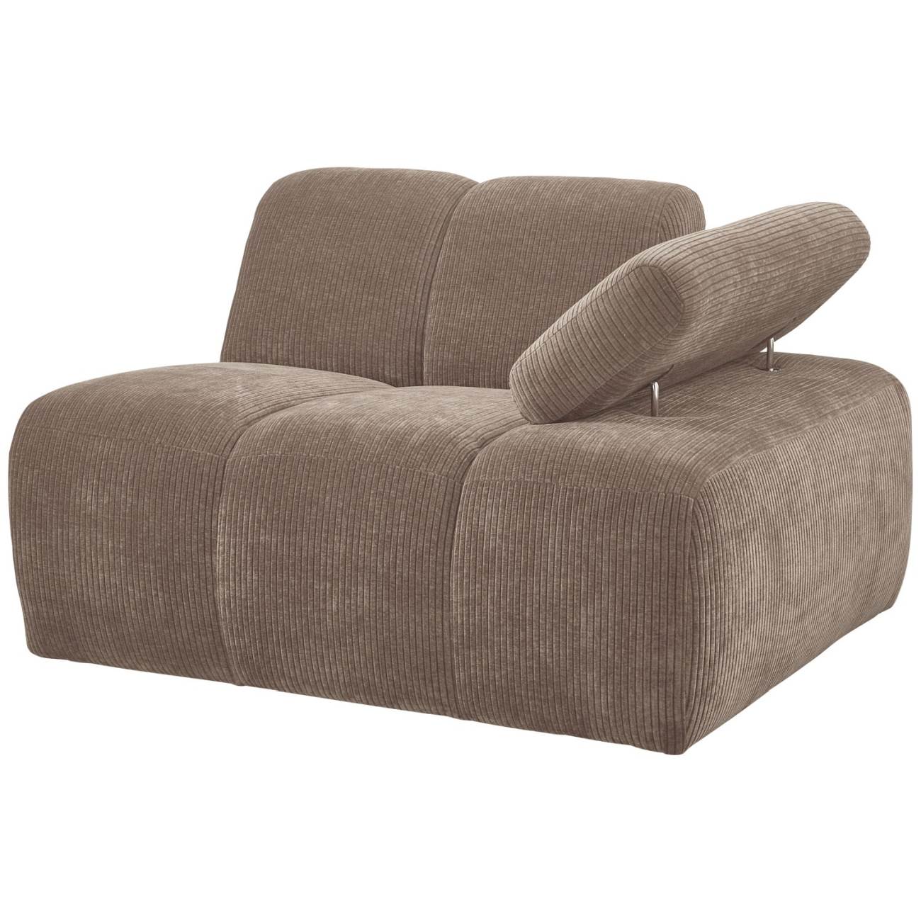 Modulsofa Mojo Flachcord 1er Arm-Rechts, Sand