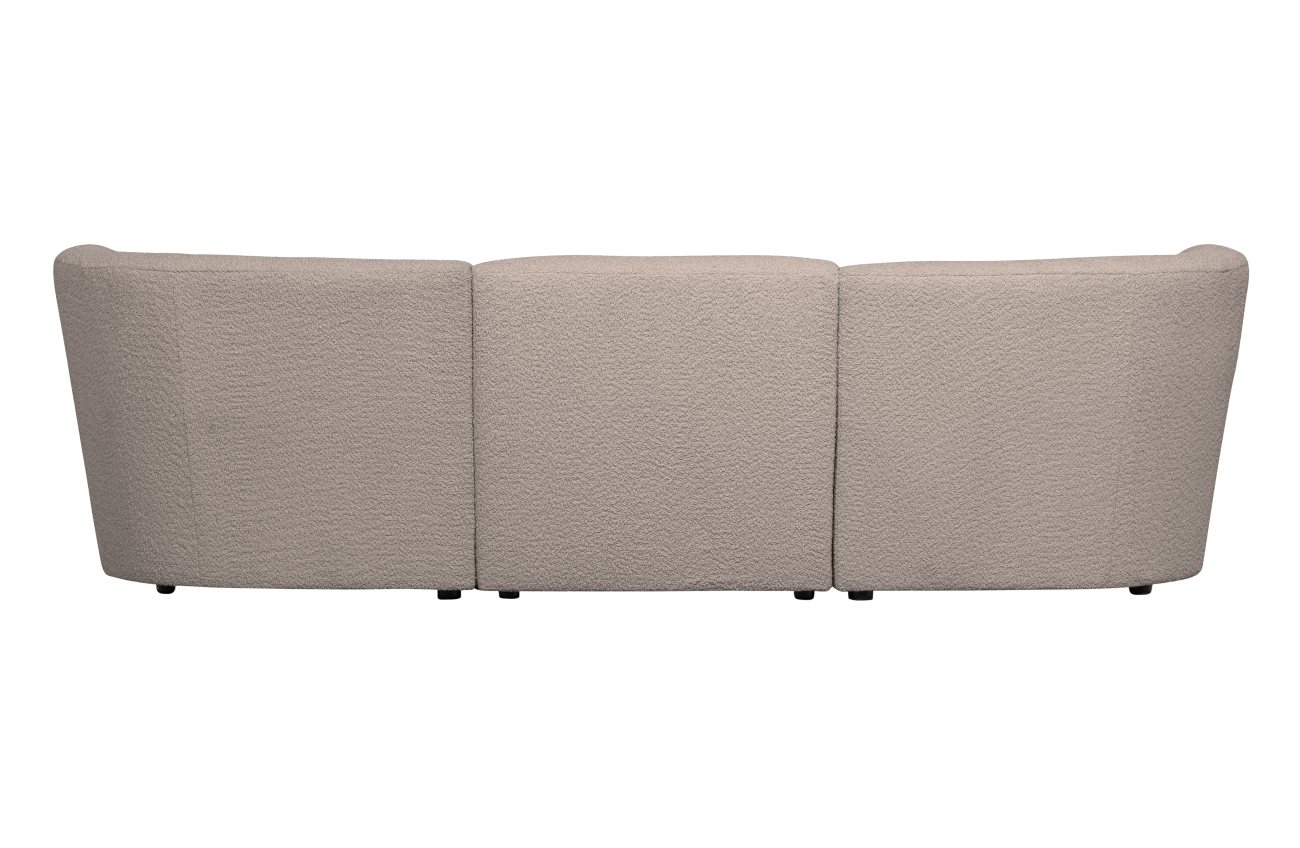 Sofa Coco aus Boucle-Stoff, Sand