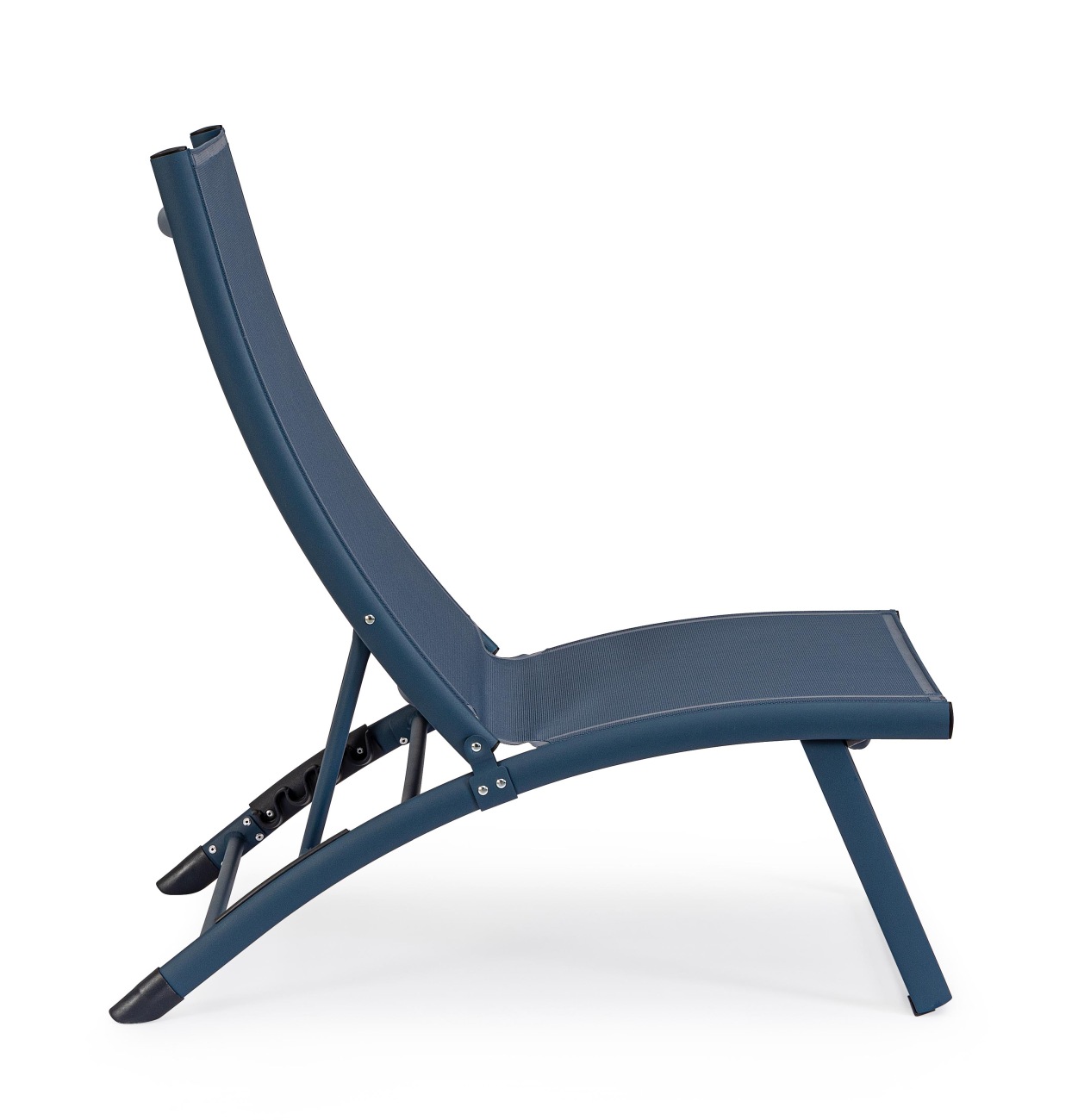 Loungesessel Taylor aus Aluminium, Blau