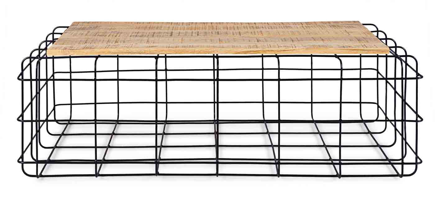 Couchtisch Trellis aus Mangoholz, 110 cm