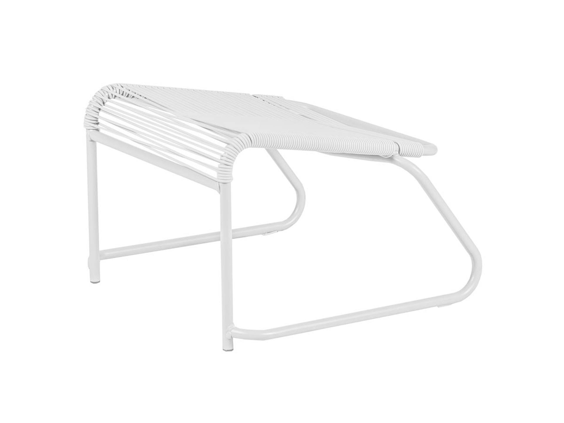Gartenhocker Lido aus Aluminium, Weiß Gartenhocker Lido aus Aluminium, Weiß