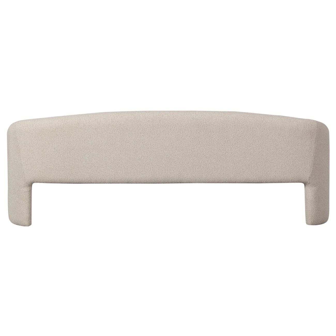 Bank Zone aus Webstoff, Beige