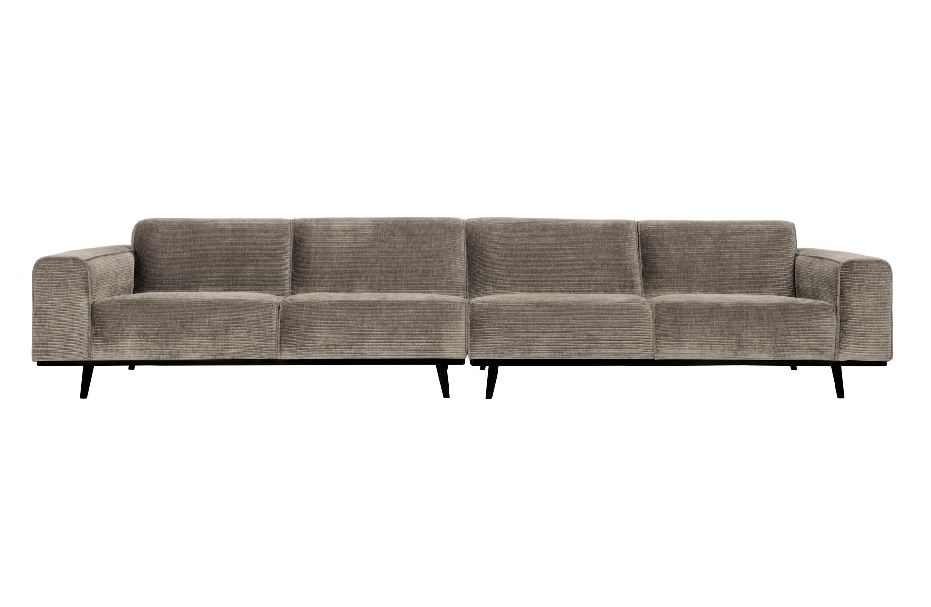 Sofa Statement XL aus gewebten Jacquard, Beige