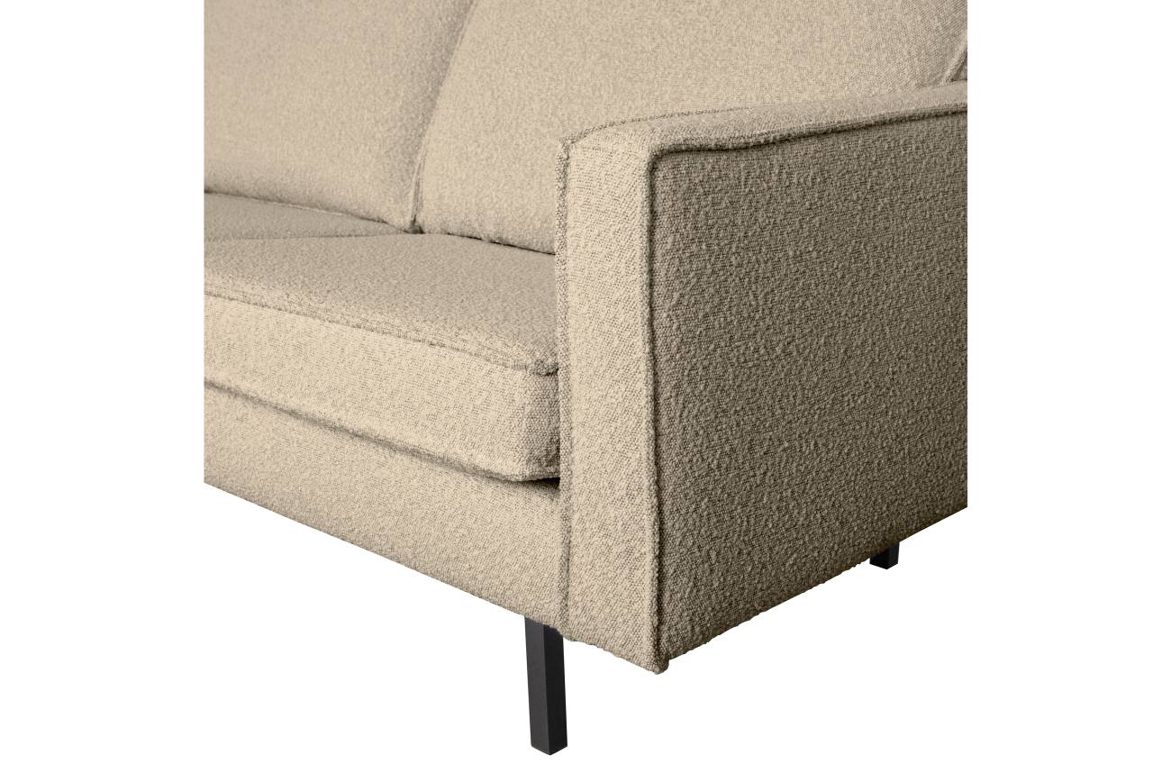 Sofa Rodeo 3 Sitzer aus Boucle-Stoff, Beige